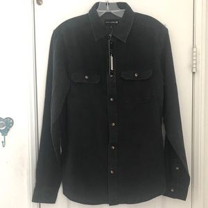 Men’s Ocean Current black button down shirt